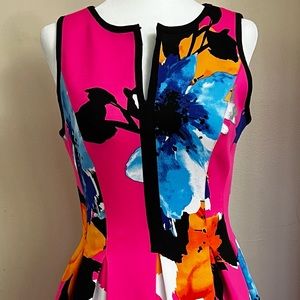 Vince Camuto floral dress size 2